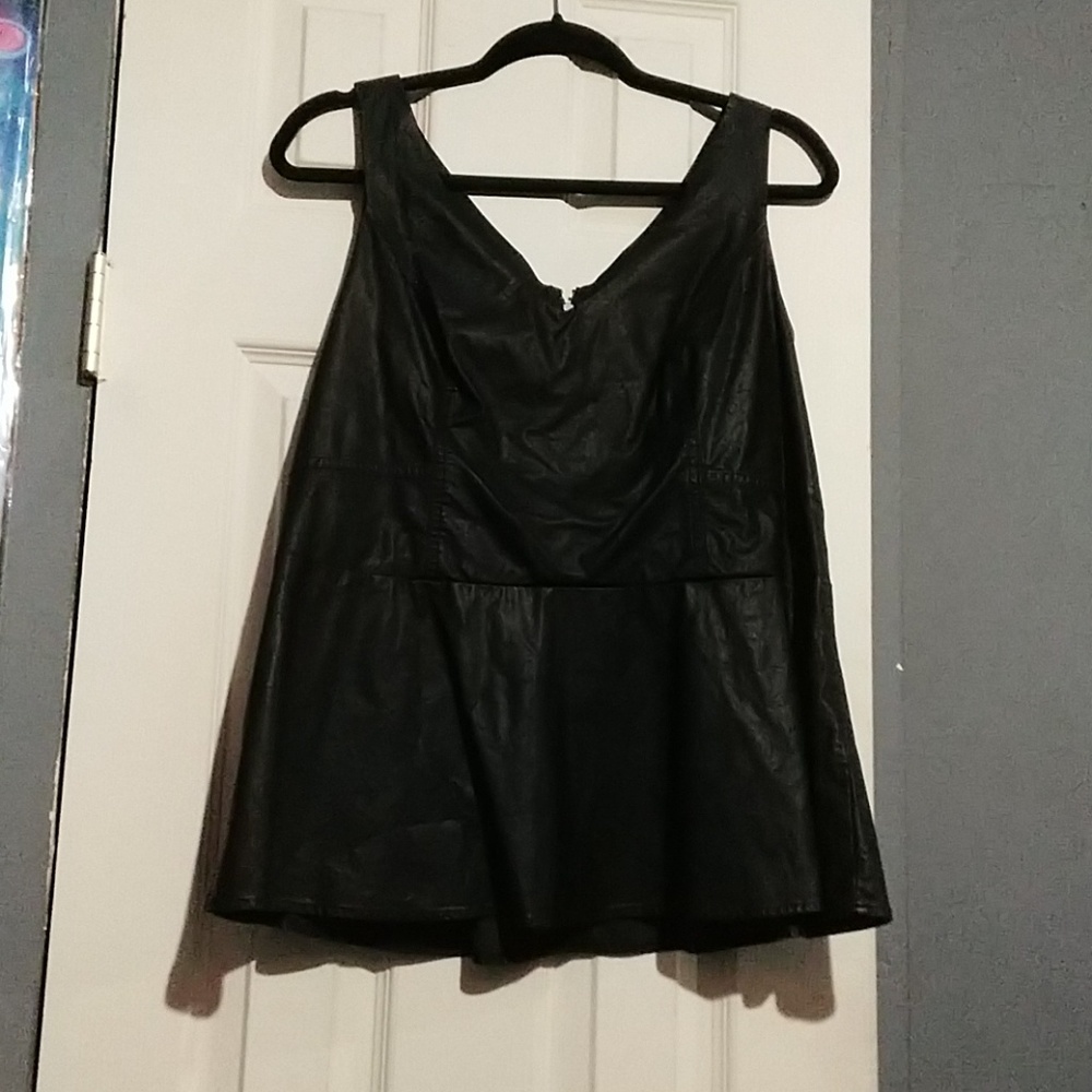 sold - Torrid size 1 pleather top